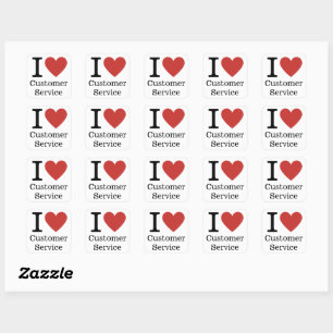 I ❤️ Liebe Kundenservice STICKER