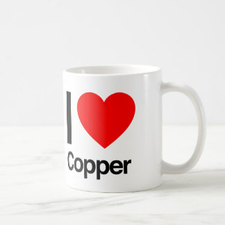 i Liebe Kupfer Tasse