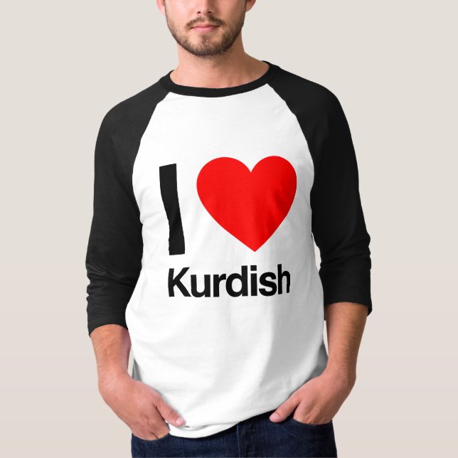 i Liebe kurdish T-Shirt (Vorderseite)