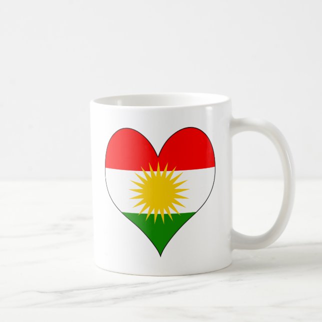 I Liebe-Kurdistan Kaffeetasse (Rechts)