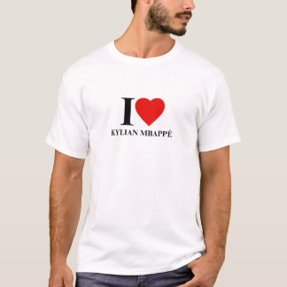 I Liebe Kylian Mbappé Fan T - Shirt