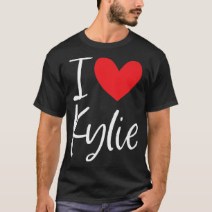 I Liebe Kylie Name Personalisiert Girl Frau Beste  T-Shirt