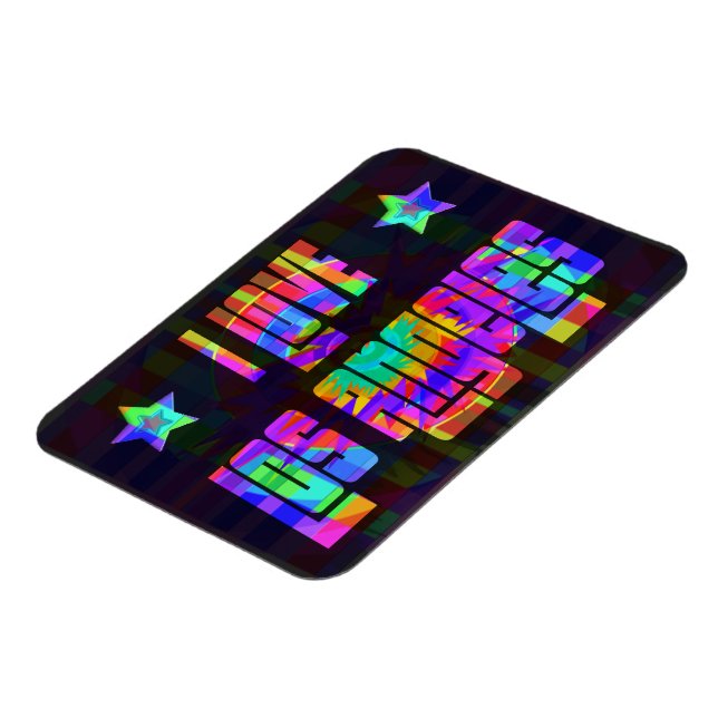 I LIEBE LA Beautiful Neon Magnet (Linke Seite)