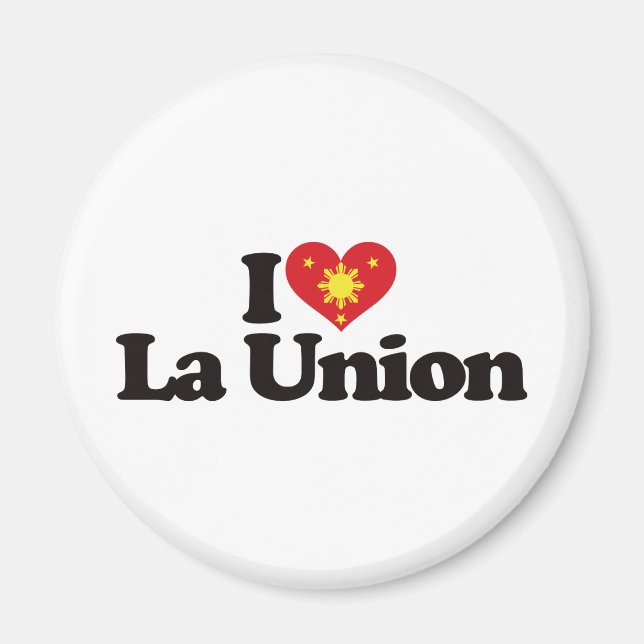 I Liebe La Gewerkschaft Magnet (Vorne)