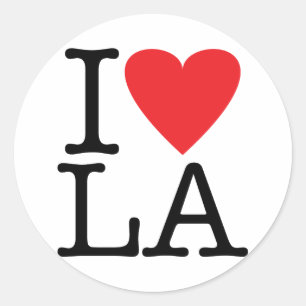 I Liebe LA (Los Angeles) Stickers
