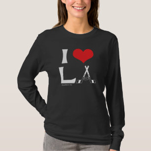 I Liebe LA (W. langes slv) T-Shirt