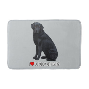I Liebe-Labrador-Retriever! Badematte
