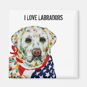 I Liebe Labradors Magnet