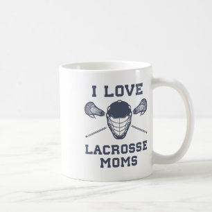 I Liebe Lacrosse Mamas Funny Lax Kaffeetasse