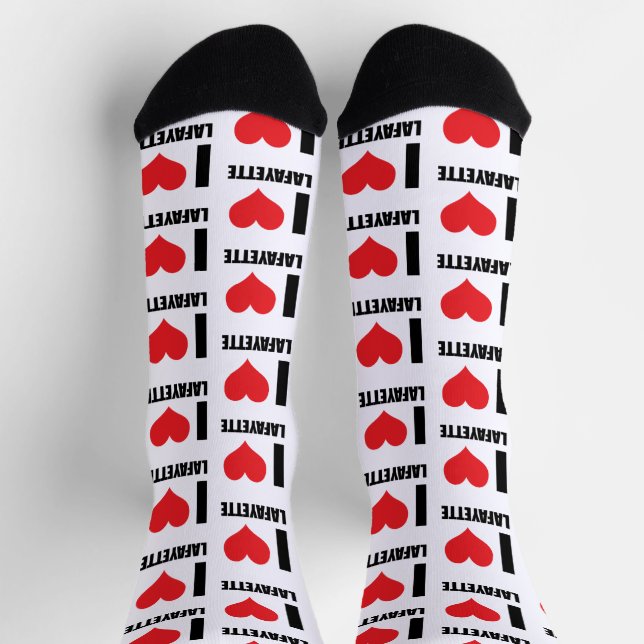 I Liebe Lafayette Socken (Oben)
