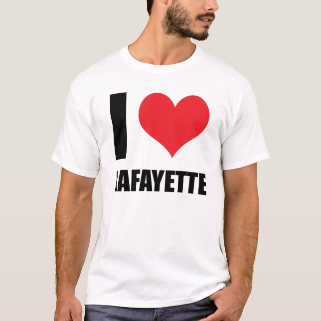 I Liebe Lafayette T-Shirt (Vorderseite)