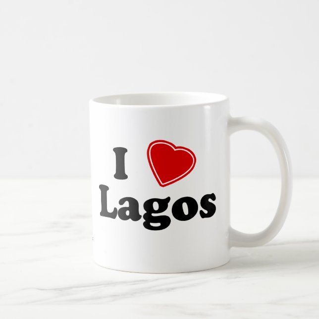I Liebe Lagos Tasse (Rechts)