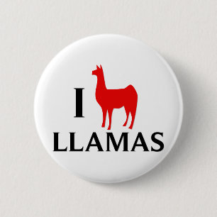 I Liebe-Lamas Button