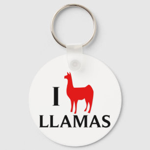 I Liebe-Lamas Schlüsselanhänger