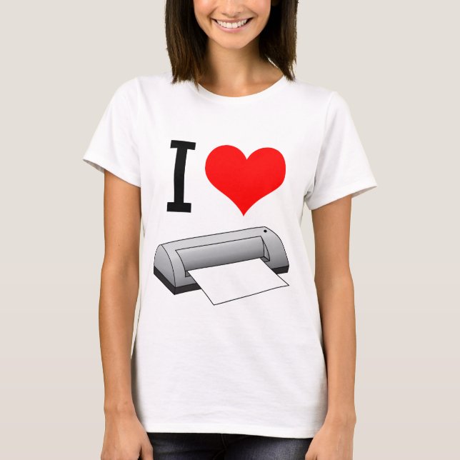 I Liebe-Lamellieren T-Shirt (Vorderseite)