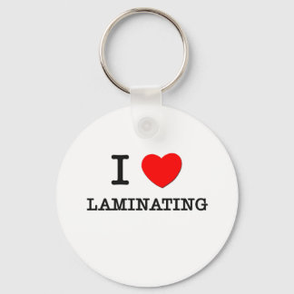 I Liebe Laminierung Schlüsselanhänger