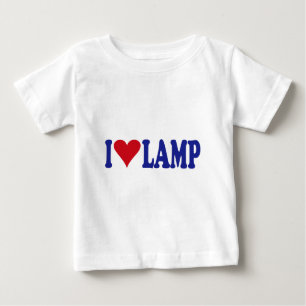 I Liebe-Lampe Baby T-shirt