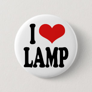 I Liebe-Lampe Button