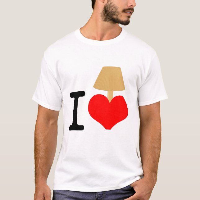 I Liebe-Lampe T-Shirt (Vorderseite)