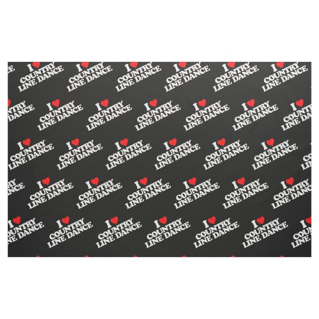 I LIEBE-LAND-LINIE TANZ STOFF (Fat Quarter (45,7 x 55,9 cm))