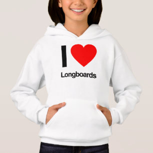 i Liebe-Langboards Hoodie
