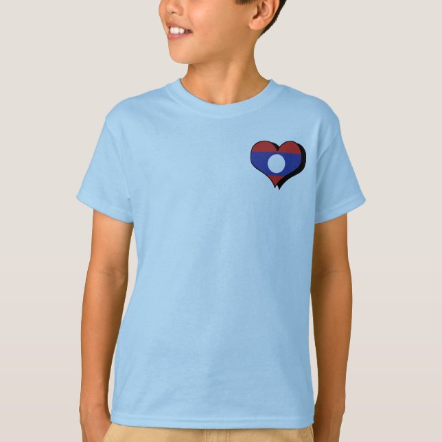 I Liebe Laos T - Shirt (Vorderseite)