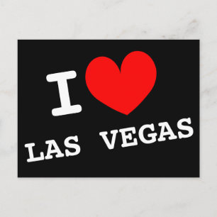 I Liebe Las Vegas Postkarte   Anpassbare Adresse