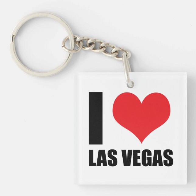 I Liebe Las Vegas Schlüsselanhänger (Vorderseite)