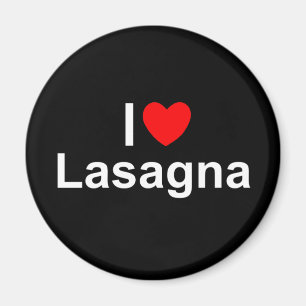 I Liebe Lasagna Magnet