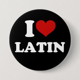 I Liebe Latein Button