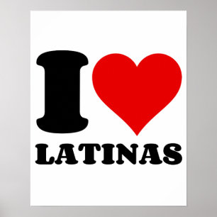 I LIEBE LATINAS POSTER