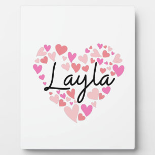 I Liebe Layla Fotoplatte