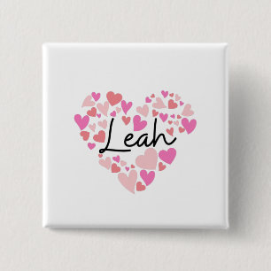 I Liebe Leah Button