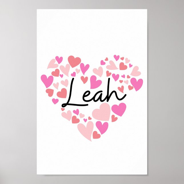 I Liebe Leah Poster (Vorne)