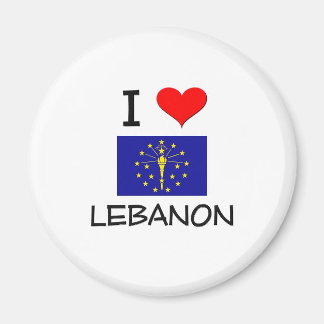 I Liebe LEBANON Indiana Magnet (Vorne)