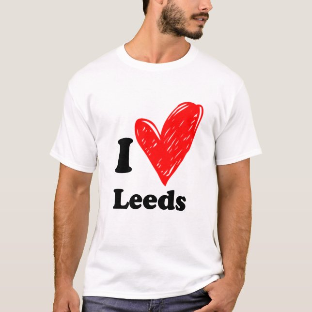 I Liebe Leeds T - Shirt (Vorderseite)
