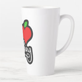 I Liebe Lehren Milchtasse