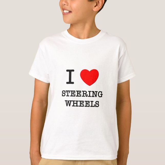 I Liebe-Lenkräder T-Shirt (Vorderseite)