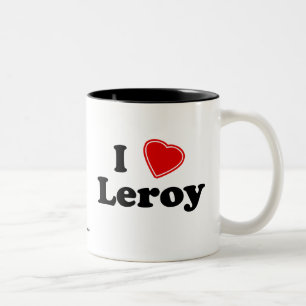 I Liebe Leroy Zweifarbige Tasse
