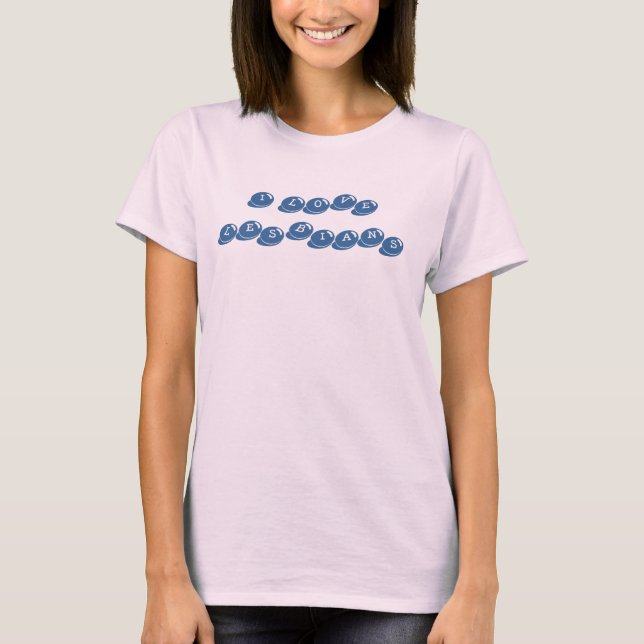 I LIEBE-LESBEN T-Shirt (Vorderseite)