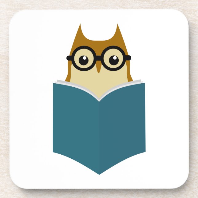 I Liebe Lesen Getränkeuntersetzer (Vorderseite)