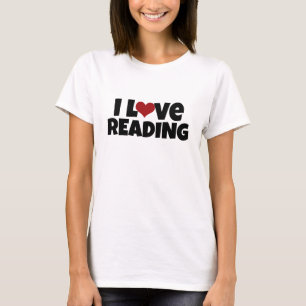 I LIEBE Lesen von T - Shirt