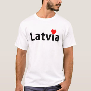 I Liebe Lettland T-Shirt