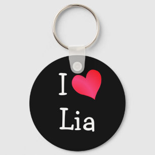 I Liebe Lia Schlüsselanhänger