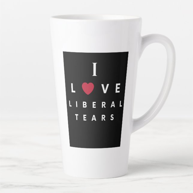 I Liebe Liberal Tears Kaffee Tasse 11oz (Rechts)
