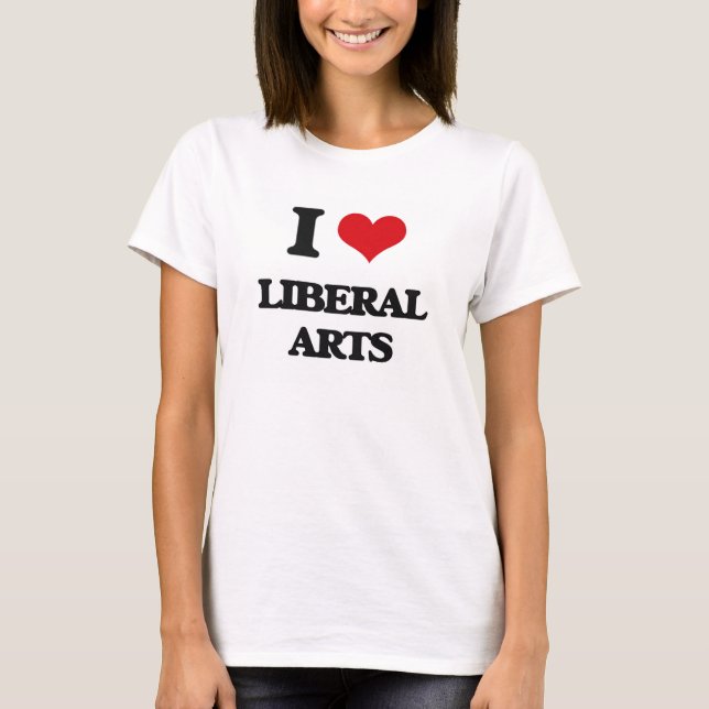 I Liebe-liberale Künste T-Shirt (Vorderseite)