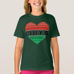I. Liebe Libyen, Libyens Herz T-Shirt