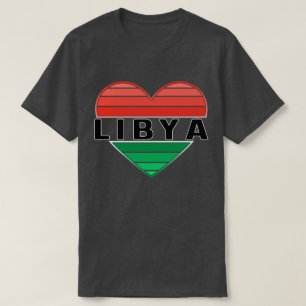 I. Liebe Libyen, Libyens Herz T-Shirt