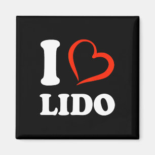 I Liebe Lido Beach Sarasota Sonnenuntergänge Herzl Magnet
