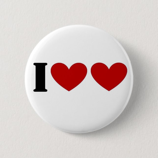 I Liebe-Liebe Button (Vorderseite)